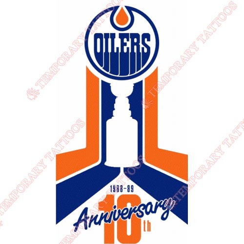 Edmonton Oilers Customize Temporary Tattoos Stickers NO.155